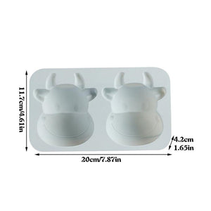 3Pcs Easter 3D Silicone Cake Mold Chocolate Diy Handmade Baking Ice Coffee Fondant Molds