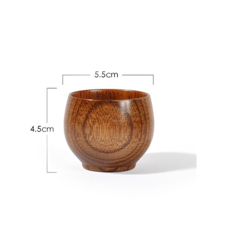 3Pcs Wooden Cup Mug For Wine Coffee Tea Beer Water Bottle