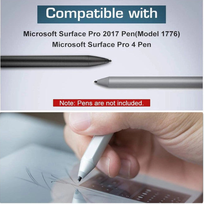 3Pcs High Sensitivity Pen Refill Sensitive Fine Rubber Nib Surface Tips Replacement For Surfacepro4567
