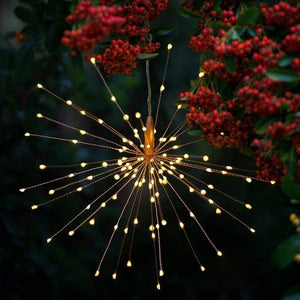 Outdoor String Lights Solar Starburst Fireworks Garden 40 Branches 200Led Or 60 120Led