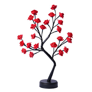 Table Lamp Flower Tree Rose Usb Operated Night Light For Home Wedding Decoration