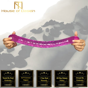 House Of Dasein 42Cm Big Thick Dildo Double Ended Dong Lesbian Couples