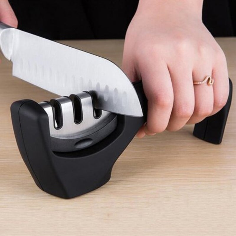 446698 Diamond Knife Sharpener Black