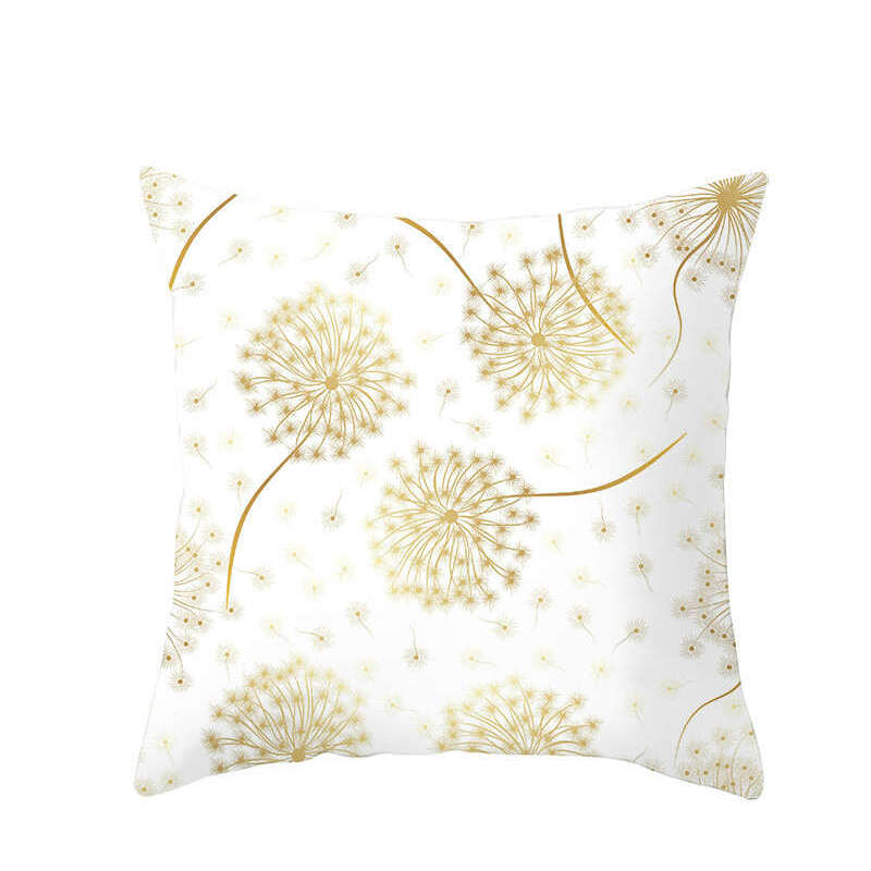 45 X 45Cm Gold Leaf Cushion Cover