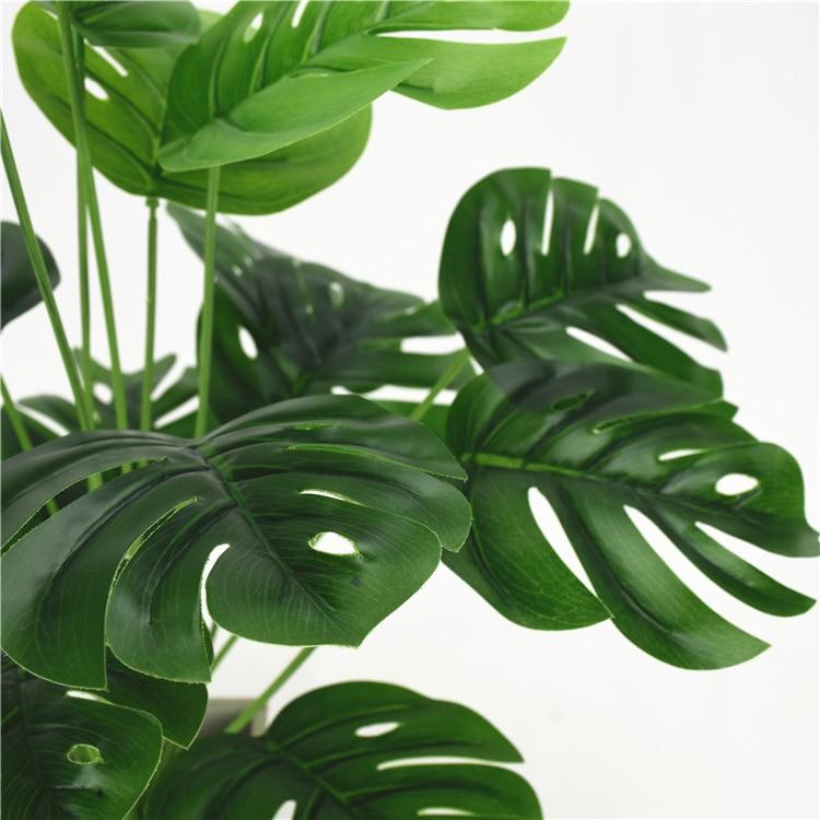 Monstera Leaves Artificial Plants Home Decor