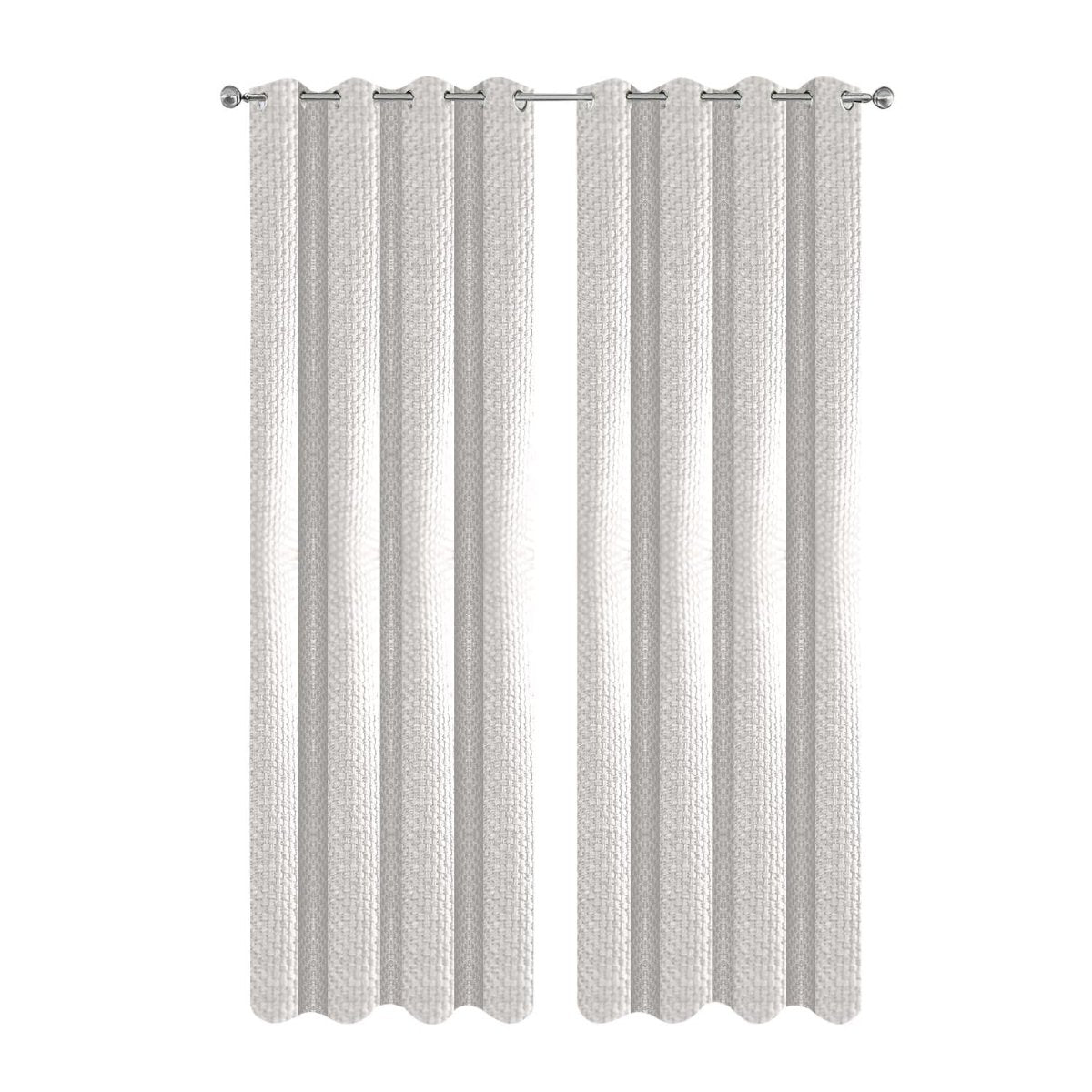 300 Centimetre Beige Modern Waffle Plaid Curtain For Living Room Bedroom Dining Balcony