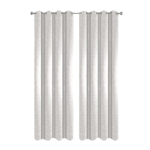 300 Centimetre Beige Modern Waffle Plaid Curtain For Living Room Bedroom Dining Balcony