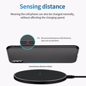 Fast Wireless Charging Pad Samsung For Iphone Portable Phone Dock Android Ios