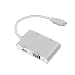 4In1 Usb 3.1 Type C Hub To Hdmi Video Adapter 4K Male Female Converter