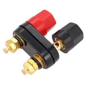 4Mm Banana Socket Dual Female Terminal Binding Post For Speaker Amplifier Power Supply 1