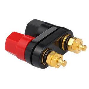 4Mm Banana Socket Dual Female Terminal Binding Post For Speaker Amplifier Power Supply 1