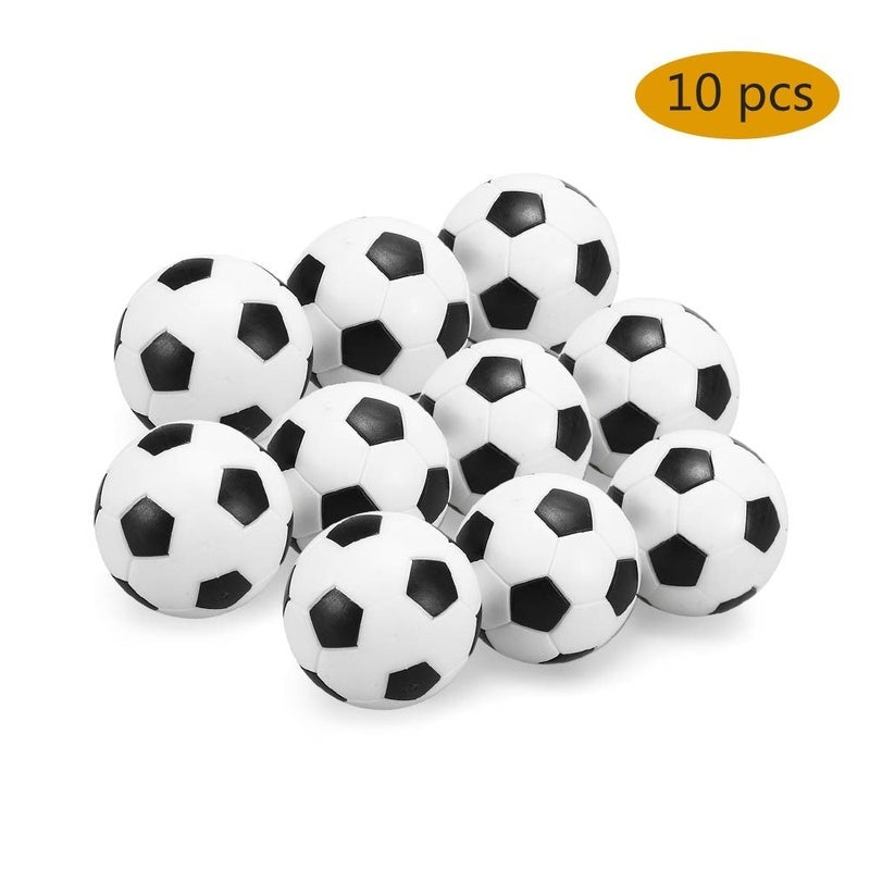 10Pcs Indoor Table Soccer Balls Replacement 32Mm Mini Footballs Foosball For Kids Adults