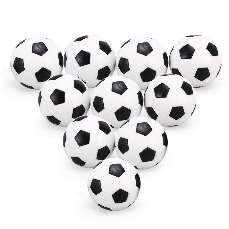 10Pcs Indoor Table Soccer Balls Replacement 32Mm Mini Footballs Foosball For Kids Adults