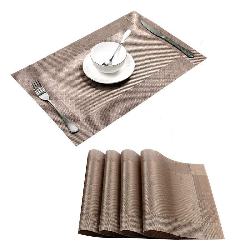 Place Mats Stylish Heat Resistant Non Slip Washable Placemats Table Protection