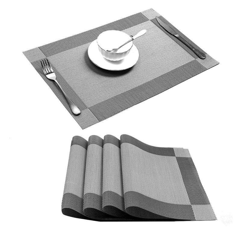 Place Mats Stylish Heat Resistant Non Slip Washable Placemats Table Protection