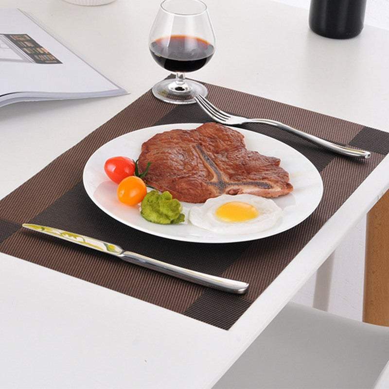 Place Mats Stylish Heat Resistant Non Slip Washable Placemats Table Protection