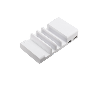 Universal 4 Port Usb Charging Bracket Base For Mobile Phones White