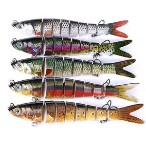 5.4 Inch 13.7Cm 27G Multi Jointed Sinking Wobblers Fishing Lures