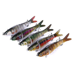 5.4 Inch 13.7Cm 27G Multi Jointed Sinking Wobblers Fishing Lures