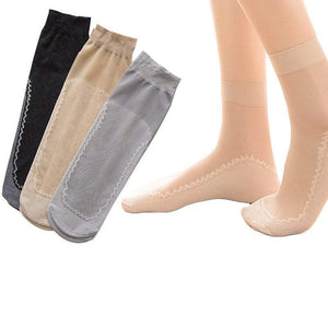 Socks Tights 5 Or 10 Pairs Of Silky Sole Stocking For Women