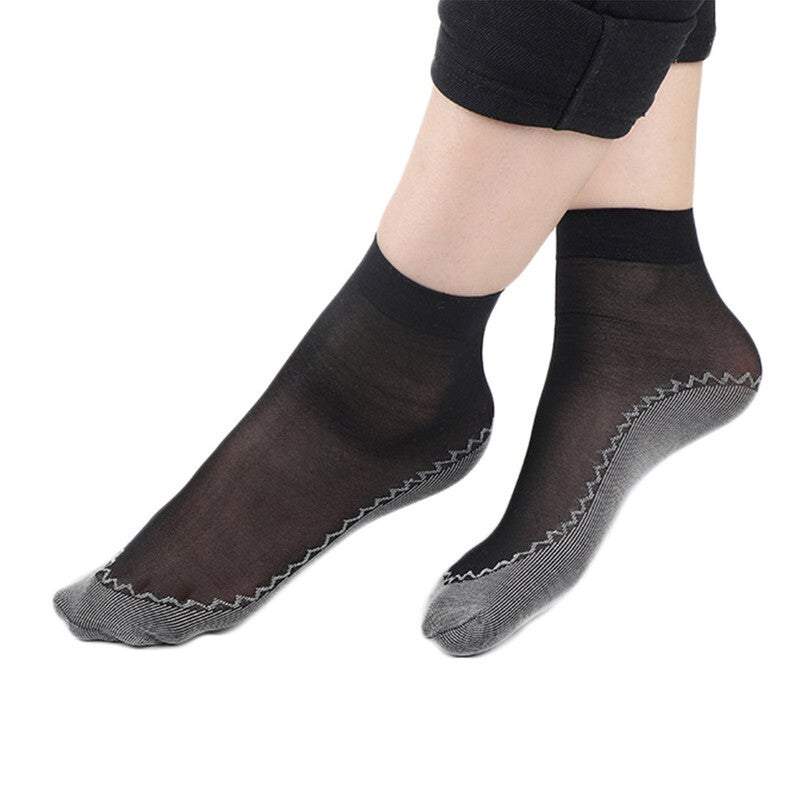 Socks Tights 5 Or 10 Pairs Of Silky Sole Stocking For Women