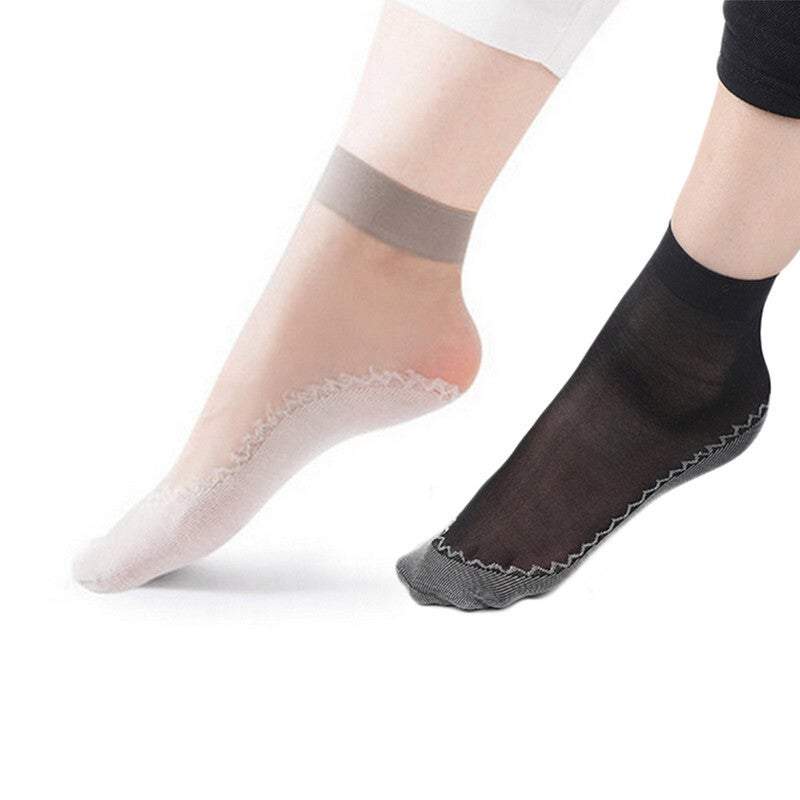 Socks Tights 5 Or 10 Pairs Of Silky Sole Stocking For Women