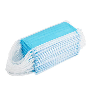 50Pcs 3 Layer Elastic Ear Loop Disposable Face Masks