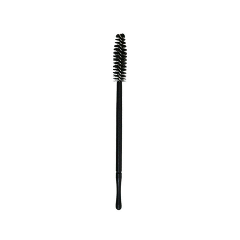 50Pcs Disposable Eyelash And Eyebrow Brush Spiral Wire Curling Black