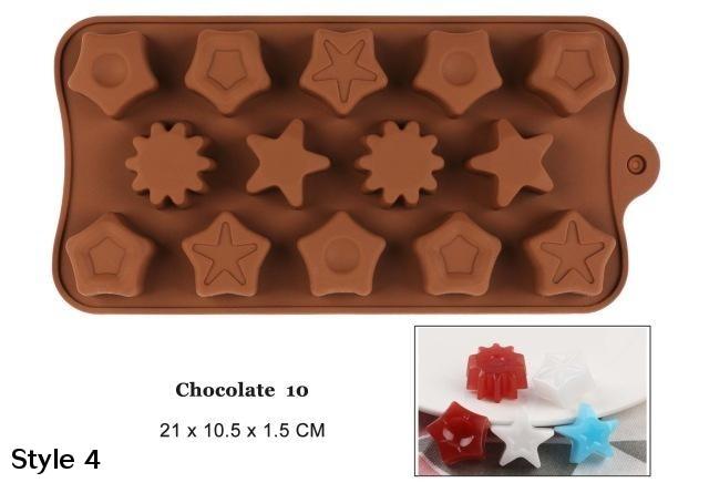 Silicone Chocolate Mold Non Stick Baking Tools Cake Decoration Supplies