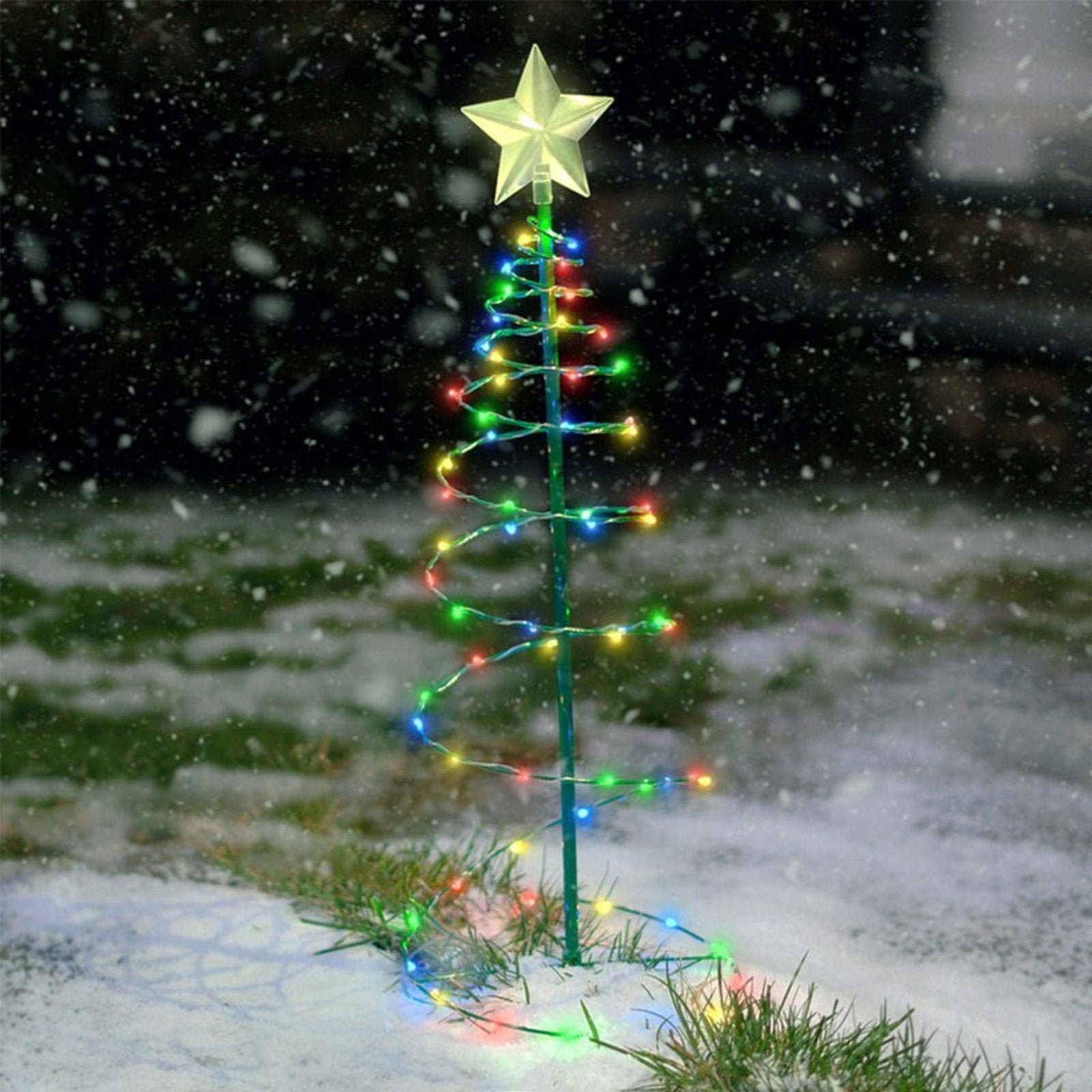 Outdoor Solar Garden Christmas Tree Light Decoration