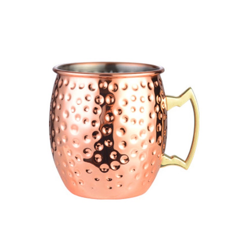 550Ml Moscow Mule Copper Mugs Metal Cup Stainless Steel Beer Wine