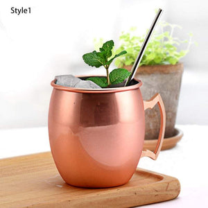 Mugs Copper Plated 550Ml Stainless Steel Coffee Cup