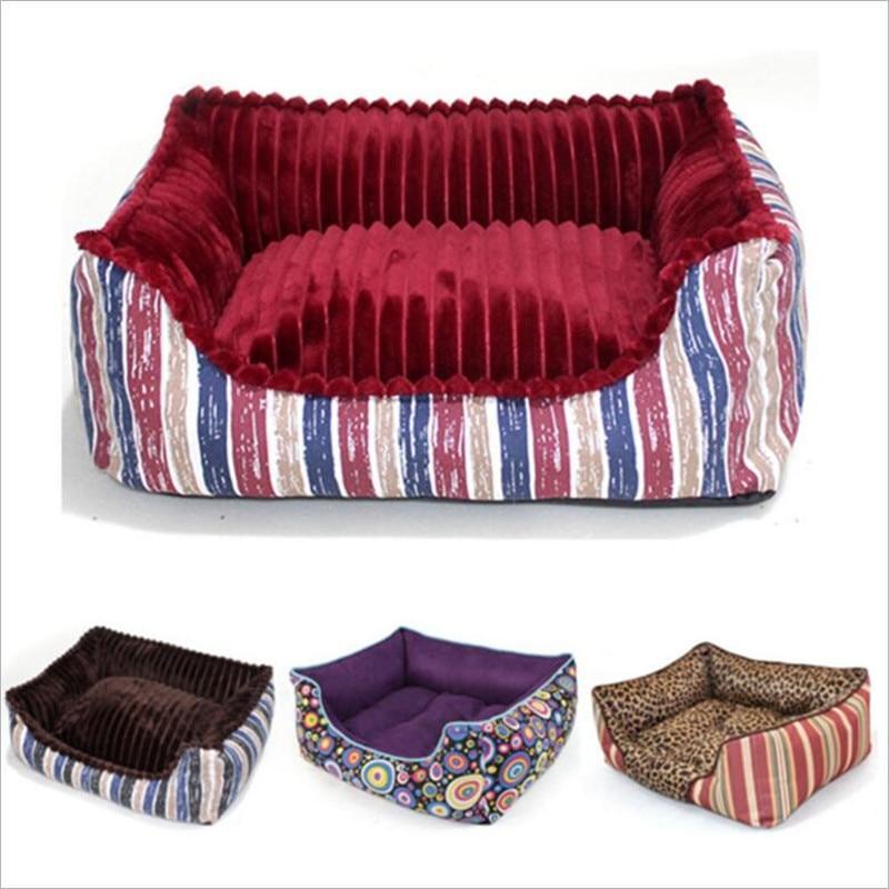 Soft Plush Rectangle Pet Bed