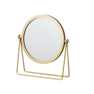 Bedroom Makeup Mirror With Iron Frame And Clear Surface For Dressing Needs