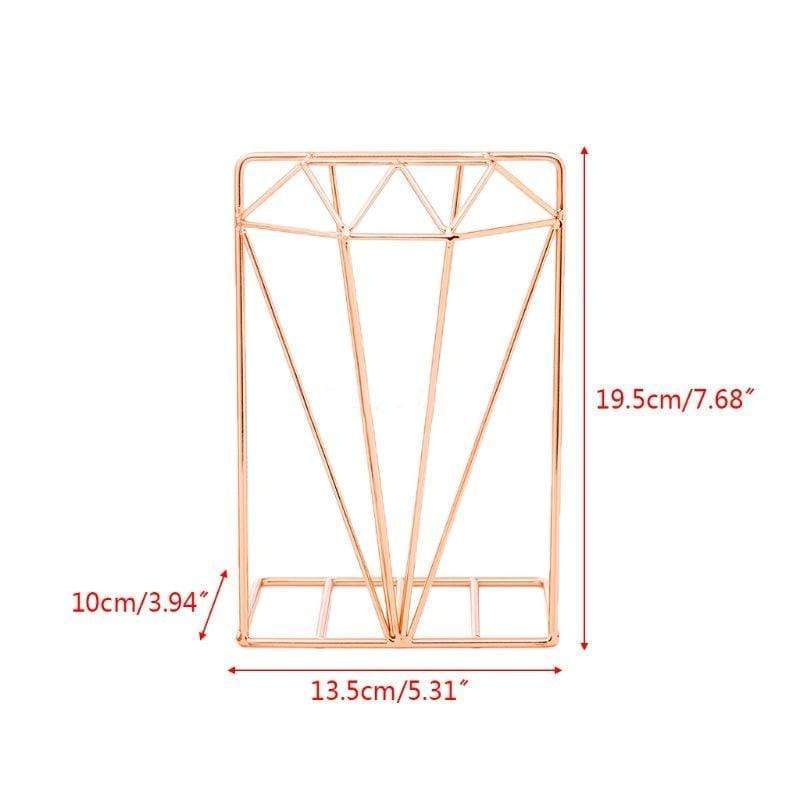 Metal Gold Or Rose Nordic Book Stand Home Decor Ends