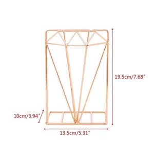 Metal Gold Or Rose Nordic Book Stand Home Decor Ends