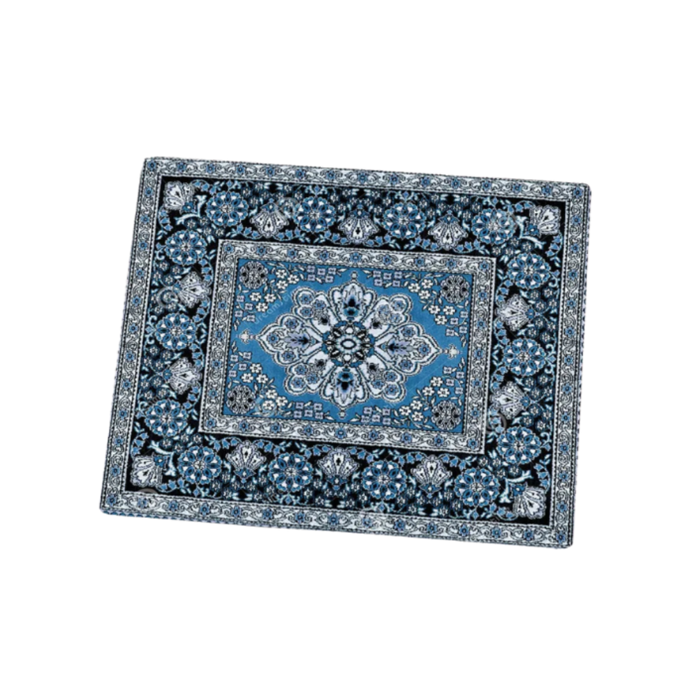 Mouse Pad Teal 22X18cm Persian Tribal Carpet Computer Office Desk Mat