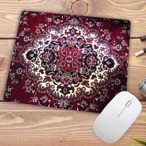 Mouse Pad Maroon 22 X 18 Centimetre Persian Tribal Carpet Non Slip Mat