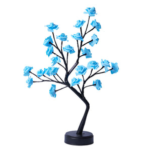 Table Lamp Flower Tree Rose Usb Operated Night Light For Home Wedding Decoration