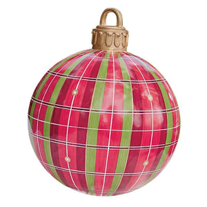 Giant Christmas Ornament Ball Outdoor Pvc 60Cm Inflatable Bauble