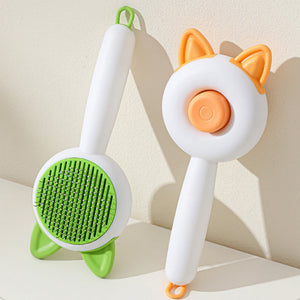 Pet Dog Brush Cat Comb Self Cleaning Hair Remover Grooming Tool For Pets