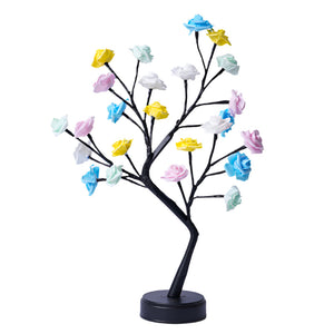 Table Lamp Flower Tree Rose Usb Operated Night Light For Home Wedding Decoration