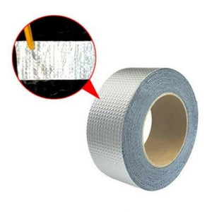 5M Aluminum Foil Butyl Rubber Tape Self Adhesive Roof Pipe Marine Repair Silver