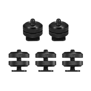 5Pcs Camera Hot Shoe Mount To 1 4 2