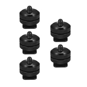 5Pcs Camera Hot Shoe Mount To 1 4 2