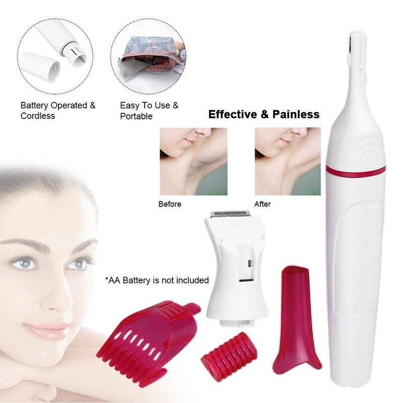 Electric Shavers 5Pcs Multifunctional Hair Removal Eyebrow Shaving Machine Lady Under Armpit Tool Set Trimmer Tools Beau