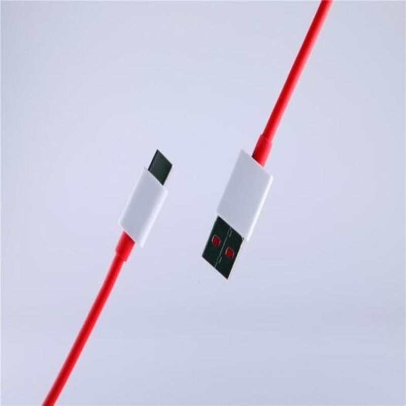 6 Dash Type C For Oneplus 3 3T 5 5T 4A Fast Charging Usb 3.1 Round Cable 1Metre Red