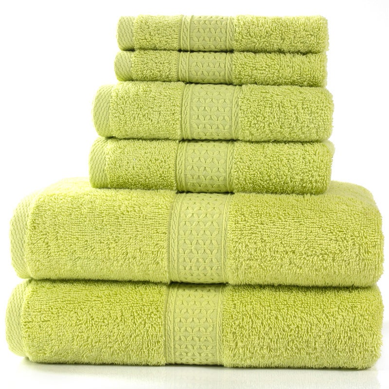 6 Piece Towel Sets Bath Face Hand Ver