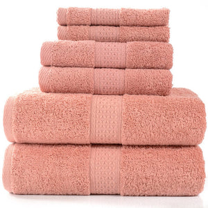 6 Piece Towel Sets Bath Face Hand Ver 12