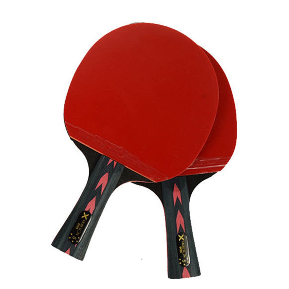 5 Star 2Pcs Upgraded Carbon Table Tennis Racket Set Powerful Ping Pong